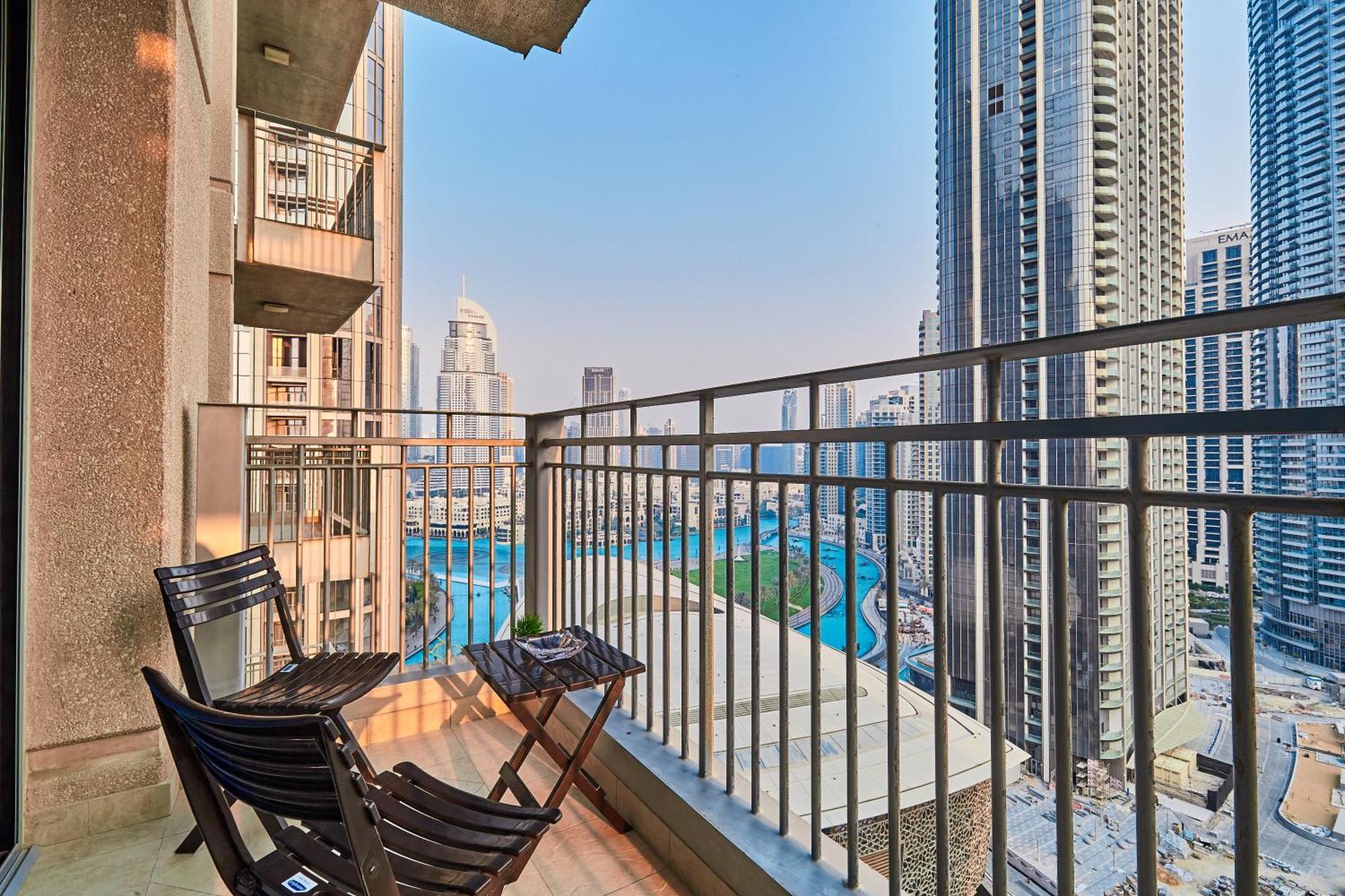 Shukran Homes Lux 1Br With Fountains View Dubai Exteriör bild